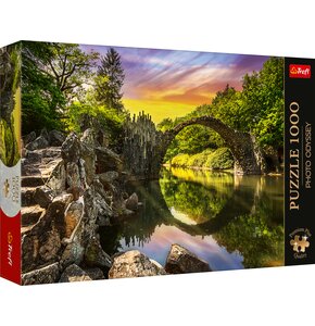 Puzzle TREFL Premium Plus Quality Photo Odyssey Most Rakotza w Kromlau Niemcy 10811 (1000 elementów)