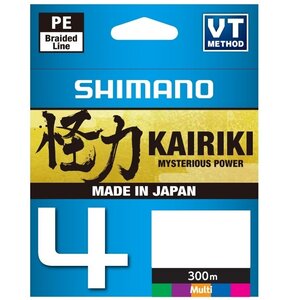 Plecionka SHIMANO Kairiki 4 0.19 mm / 300 m Wielokolorowy