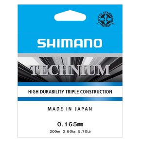 Żyłka SHIMANO Technium 0.165 mm / 200 m Szary
