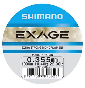 Żyłka SHIMANO Exage 0.355 mm / 1000 m Szary