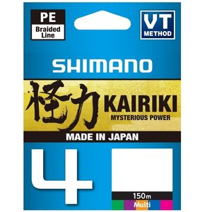 Plecionka SHIMANO Kairiki 4 0.1 mm / 150 m Wielokolorowy