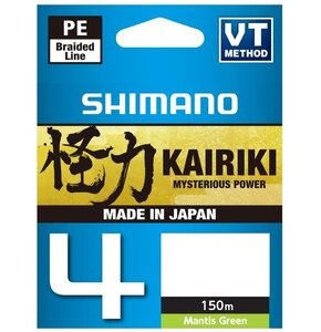 Plecionka SHIMANO Kairiki 4 0.28 mm /150 m Zielony