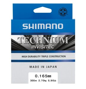 Żyłka SHIMANO Technium Invisitec 0.165 mm / 300 m Szary