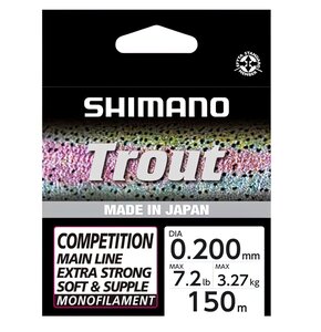 Żyłka SHIMANO Trout Competition 0.20 mm / 150 m Czerwony