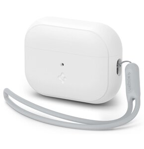 Etui na słuchawki SPIGEN Silicone Fit Strap do Apple Airpods Pro 1/2 Biało-szary