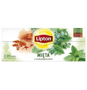 Herbata LIPTON Mięta z Eukaliptusem (20 sztuk)