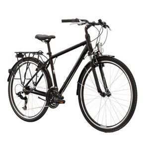 Rower trekkingowy KROSS Trans 1.0 M23 28 cali męski Czarno-szary