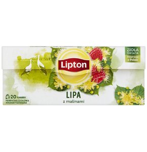 Herbata LIPTON Lipa z malinami (20 sztuk)