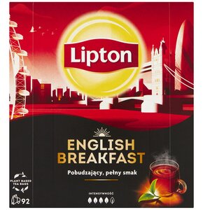 Herbta LIPTON English Breakfast (92 sztuki)