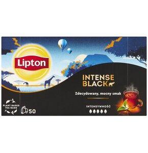 Herbata LIPTON Intense Czarna (50 sztuk)