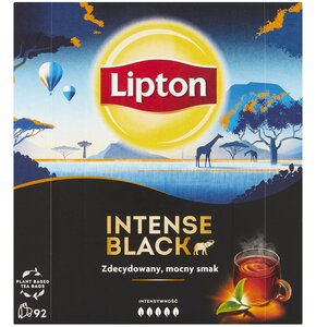 Herbata LIPTON Intense Czarna (92 sztuki)