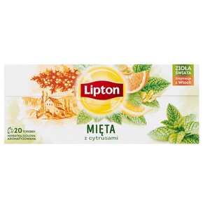 Herbata LIPTON Mięta z Cytrusami (20 sztuk)