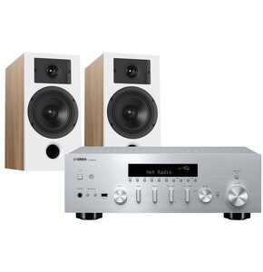 Zestaw stereo YAMAHA MusicCast R-N600A + INDIANA Line Diva 3 Dąb