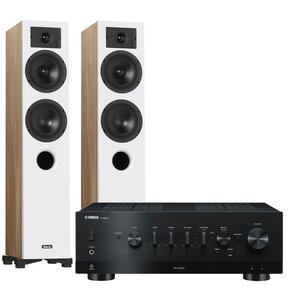 Zestaw stereo YAMAHA MusicCast R-N800A + INDIANA Line Diva 5 Dąb