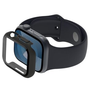 Szkło ochronne BELKIN OVG003ZZBK-REV ScreenForce TemperedCurve do Apple Watch 4/5/6/7/8/9/10/SE + Etui do Apple Watch (40/41 mm) Czarny