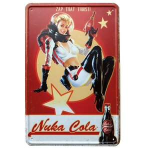 Tabliczka PLAION Fallout - Nuka Cola Girl