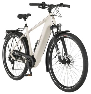 Rower elektryczny FISCHER Viator 7.0i D22 28 cali damski Kremowy