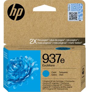 Tusz HP 937e EvoMore Błękitny 4S6W6NE