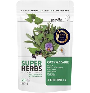 Herbata PURELLA Superherbs Oczyszczenie (20 sztuk)