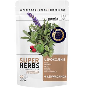 Herbata PURELLA Superherbs Uspokojenie (20 sztuk)