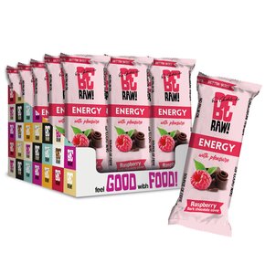 Baton węglowodanowy BERAW Energy Malinowy (15 x 40 g)