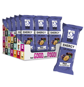 Baton węglowodanowy BERAW Energy Śliwkowy (15 x 40 g)
