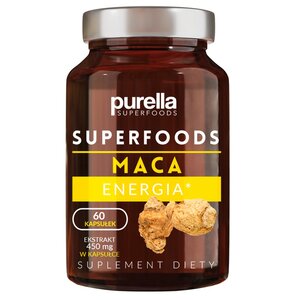 Suplement na energię PURELLA Superfoods Maca (60 kapsułek)