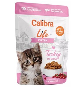 Karma dla kota CALIBRA Life Indyk w sosie 85 g