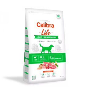 Karma dla psa CALIBRA Life Adult Medium Breed Jagnięcina 12 kg