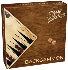 Gra planszowa TACTIC Wooden Classic Backgammon Collection Classique 40219