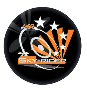 Dysk do frisbee SUNSPORT Sky Rider 411-430 Czarno-pomarańczowy