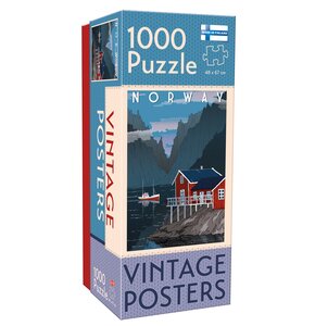 Puzzle TACTIC Vintage Norway 59208 (1000 elementów)
