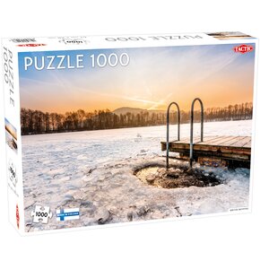 Puzzle TACTIC Winter Swimming 58669 (1000 elementów)