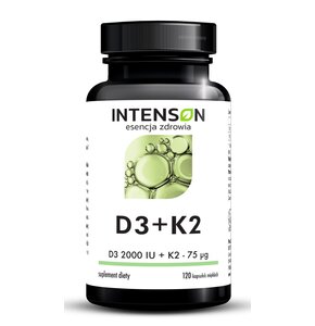 Witamina D3+K2 INTENSON (120 kapsułek)