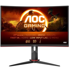 Monitor AOC C27G2Z3/BK 27" 1920x1080px 280Hz 0.5 ms [MPRT] Curved