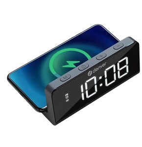 Budzik DENVER ECQ-103 Czarny