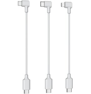 Zestaw kabli POTENSIC USB-C - Micro USB/USB-C/Lightning do Atom SE (3 szt.)