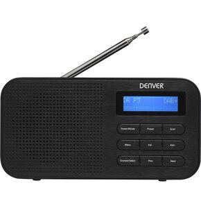 Radio DENVER DAB-42 Przenośne Czarny
