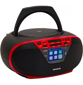 Radioodtwarzacz AIWA BBTU-500DAB Bluetooth Czarno-czerwony