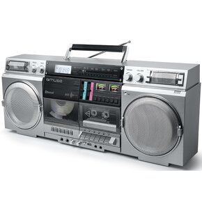 Radioodtwarzacz MUSE M-380 GBS Bluetooth Srebrny