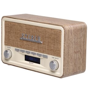Radio DENVER DAB-18 Cyfrowe Przenośne Brązowo-biały