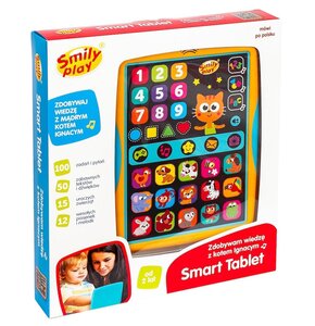 Zabawka tablet SMILY PLAY Zdobywam wiedzę z kotem Ignacym SP98276