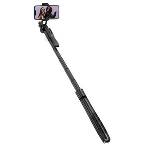 Uchwyt selfie CRONG SelfieGo Ultra Bluetooth Tripod Czarny