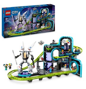 LEGO 60421 City Park Świat Robotów z rollercoasterem