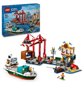 LEGO 60422 City Nadmorski port ze statkiem towarowym