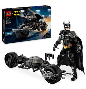 LEGO 76273 DC Figurka Batmana do zbudowania i batcykl