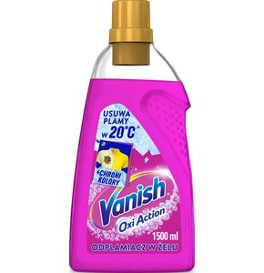 Odplamiacz do prania VANISH Oxi Action Różowy 1500 ml