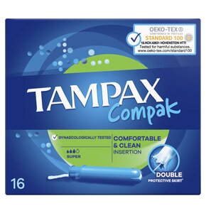 Tampony TAMPAX Compak Super (16 sztuk)