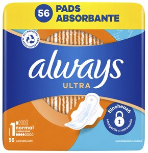 Podpaski ALWAYS Ultra Day Normal Rozmiar 1 (56 sztuk)