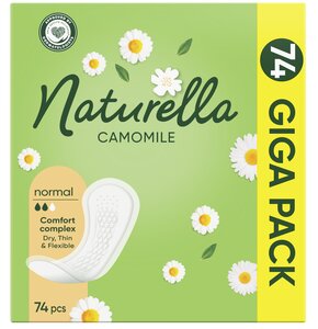 Wkładki higieniczne NATURELLA Camomile Normal (74 sztuki)